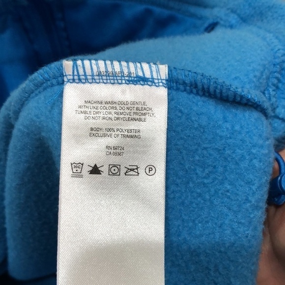 Columbia Fleece Jacket Size Medium Cerulean Blue Full Zip - Picture 6 of 9